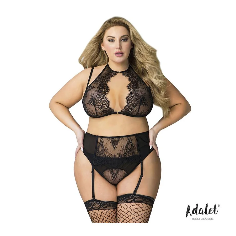 Nisa Set sujetador liguero y tanga Talla 44 46 Nisa Set sujetador liguero y tanga Talla 44 46