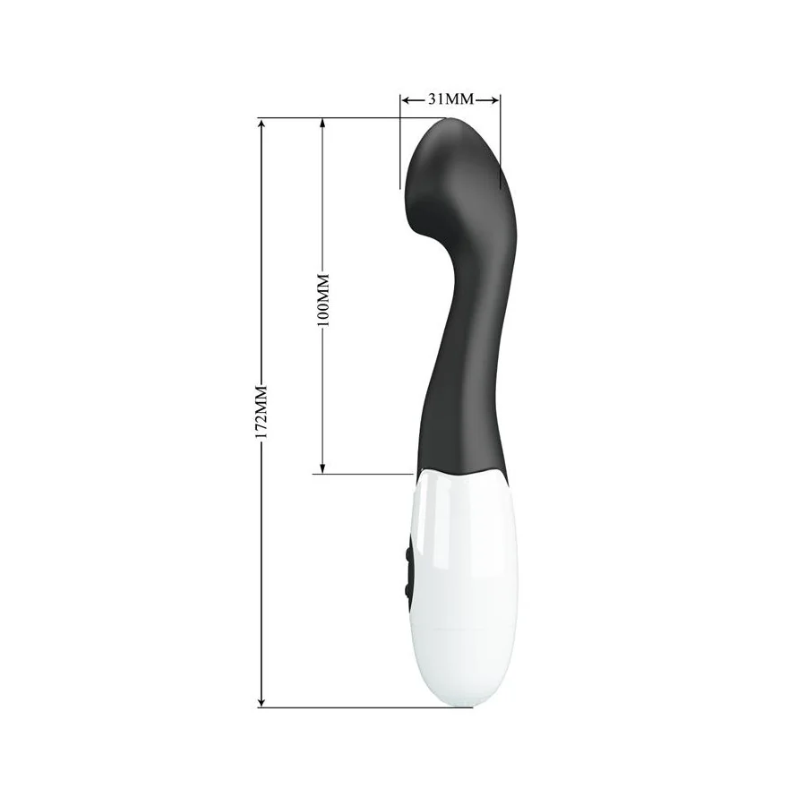 Vibrador Charles 30 funciones Negro