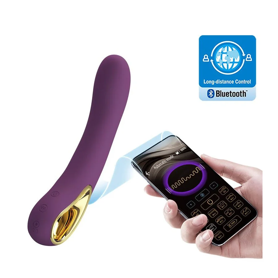 Ethan Vibrador con APP Purpura