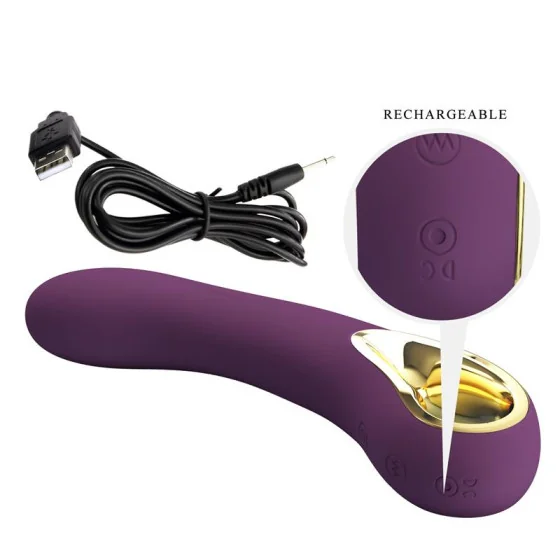 Ethan Vibrador con APP Purpura