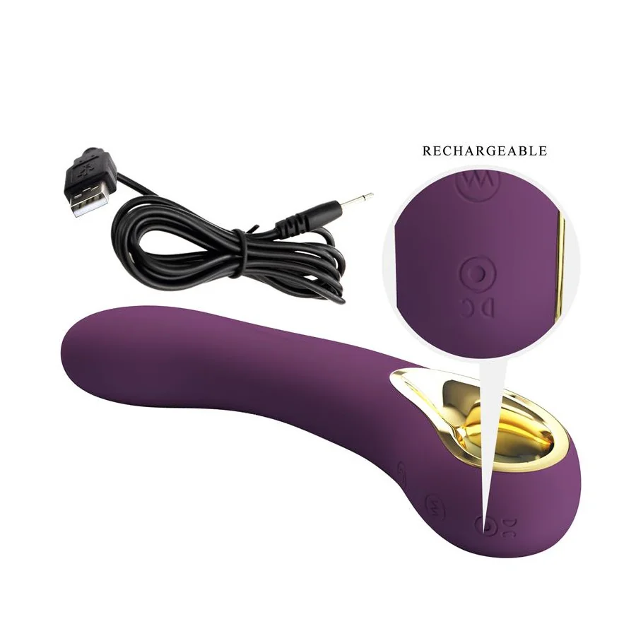 Ethan Vibrador con APP Purpura