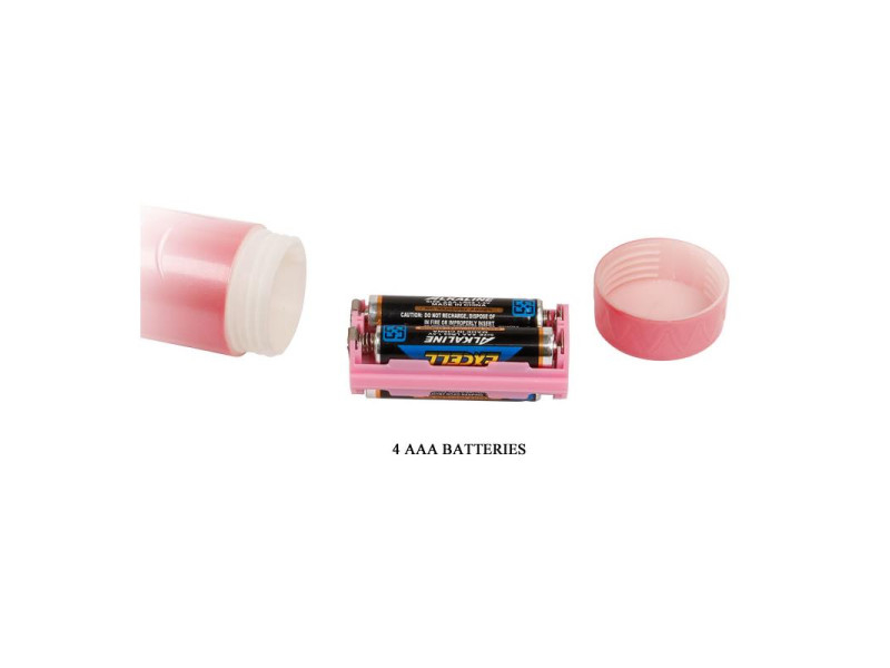 Baile Arnes con Dildo Vibrador Rosa 18 cm