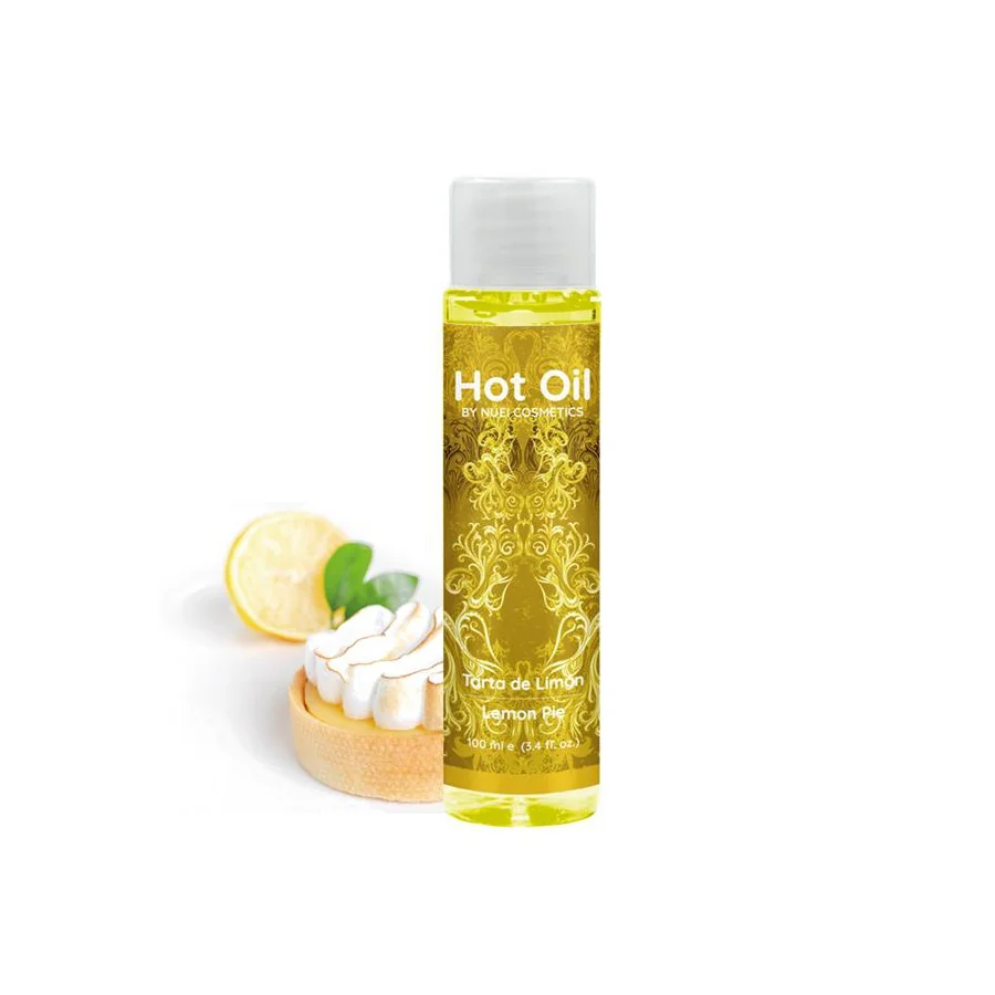 Hot Oil Aceite de Masaje Efecto Calor Tarta Limon 100 ml