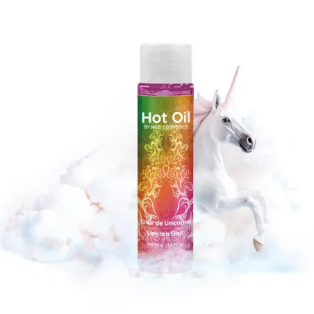 Hot Oil Elixir Unicornio Masaje Efecto Calor 100 ml