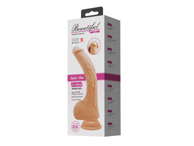 Baile Dildo con Ventosa y Vibracion