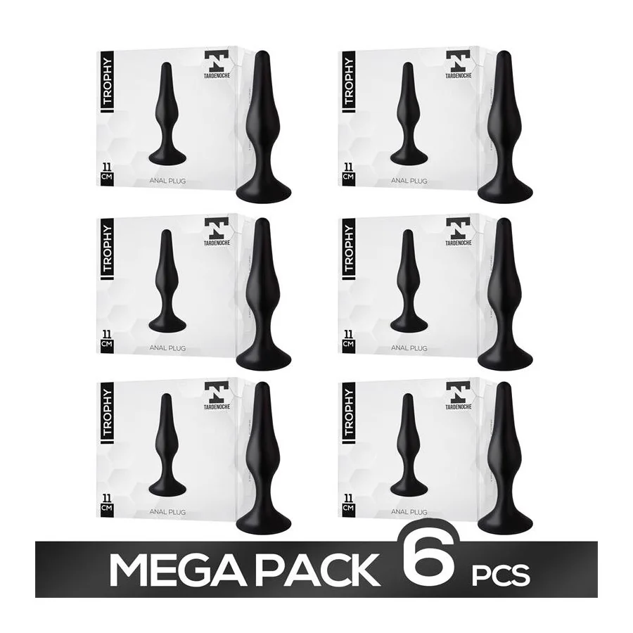 Pack de 6 Trophy Plug Anal 11 cm