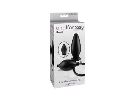 Plug Anal Inflable Color Negro