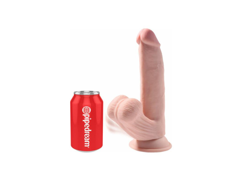 Dildo Triple Densidad Testiculos Oscilantes 8