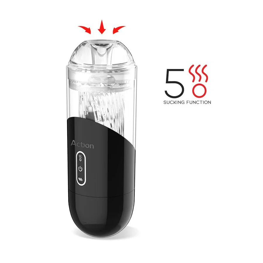 Einar Masturbador Avanzado Automatico Efecto Succion y Vibracion USB Magnetico