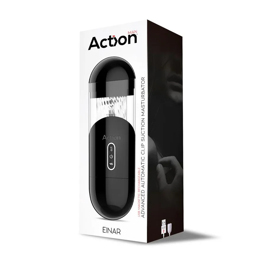 Einar Masturbador Avanzado Automatico Efecto Succion y Vibracion USB Magnetico
