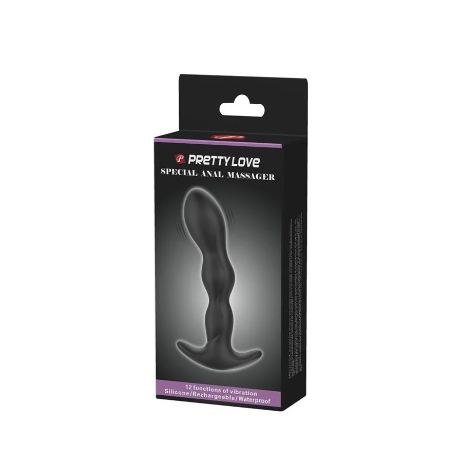 Yale Plug Anal con Vibracion Negro