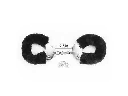 Esposas Metalicas con Pelo Negro