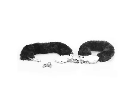 Esposas Metalicas con Pelo Negro