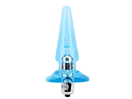 Plug Anal con Vibracion Nicoles 125 x 32 cm Azul