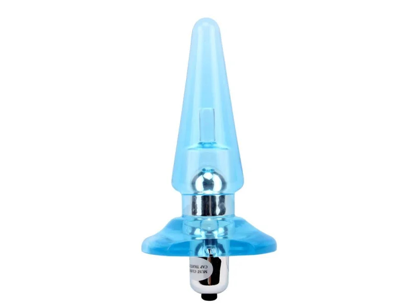Plug Anal con Vibracion Nicoles 125 x 32 cm Azul