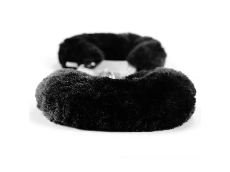 Esposas Metalicas con Pelo Negro