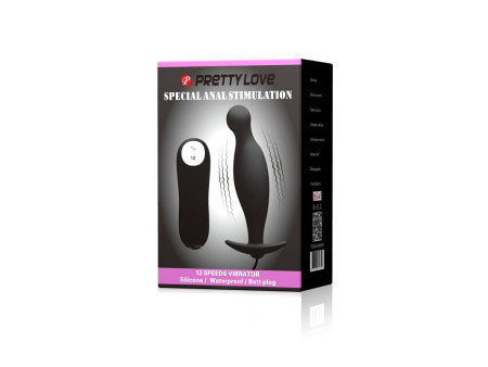 Plug Anal con 12 Patrones de Vibracion