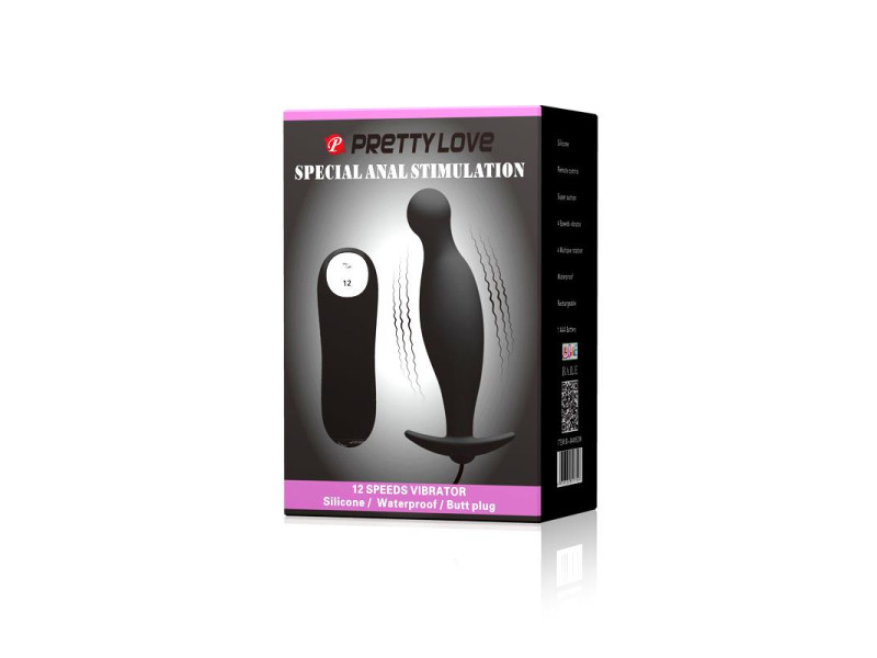 Plug Anal con 12 Patrones de Vibracion