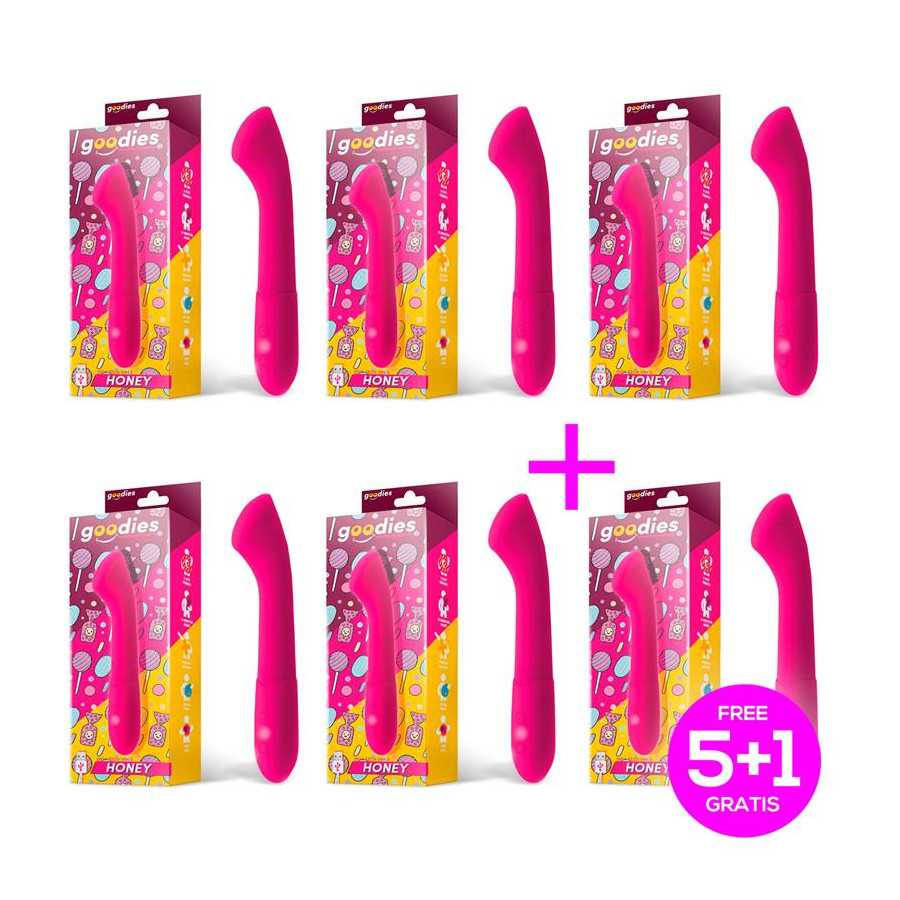 Pack 51 Honey Vibrador Punto G Silcona USB