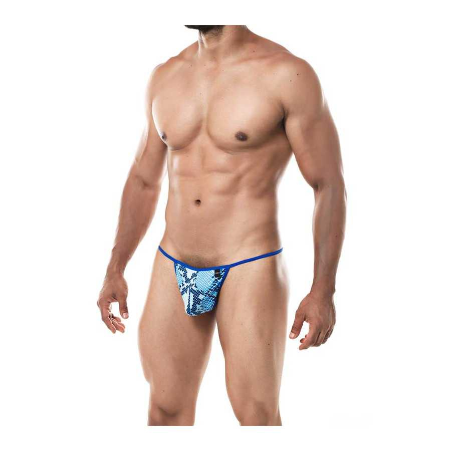 Tanga G String Provocative Estampado Serpiente