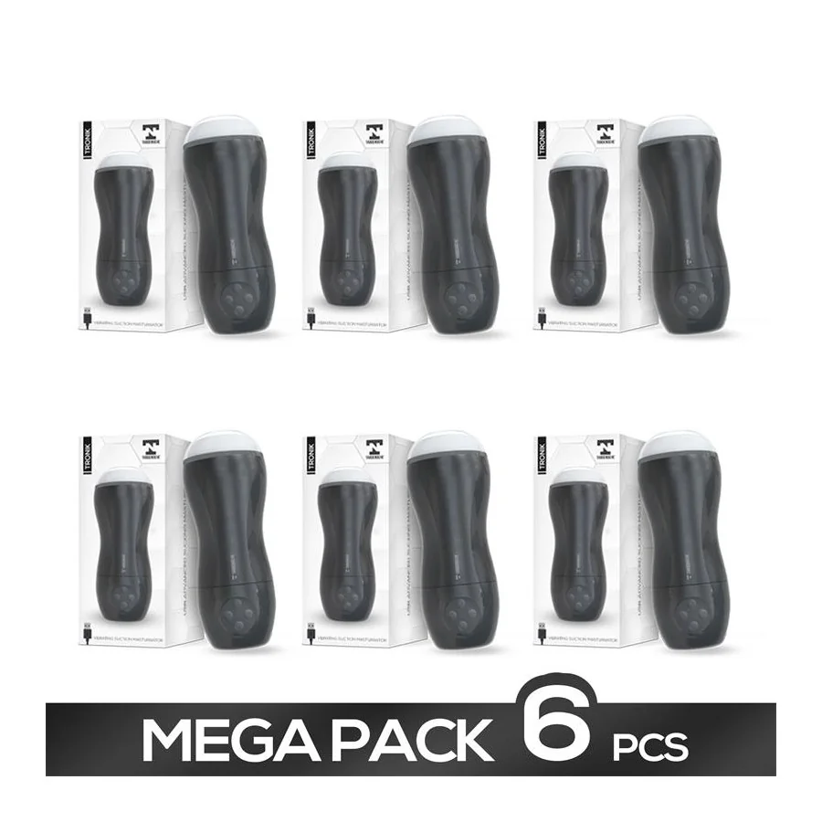 Pack de 6 Tronik 20 Masturbadot con Efecto Succion y Vibracion