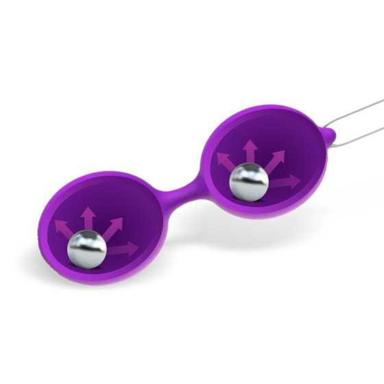 Misha Bola de Kegel Doble Silicona Purpura