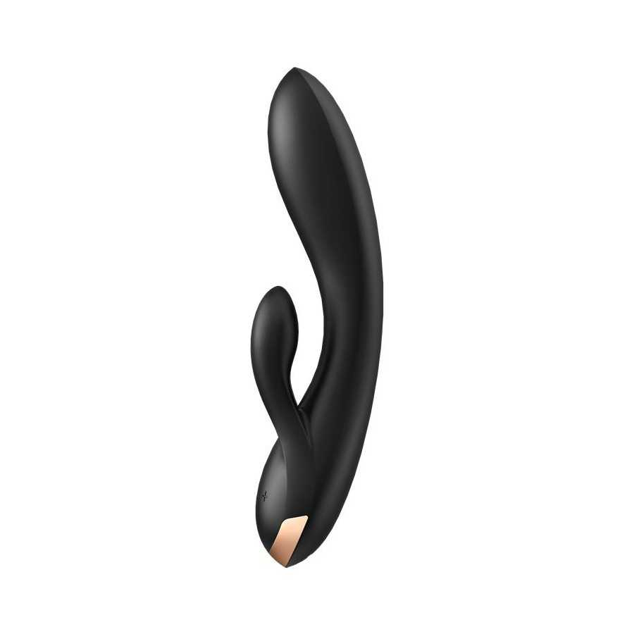 Double Flex Vibrador Punto G 3 Motores Satisfyer APP Connect Negro