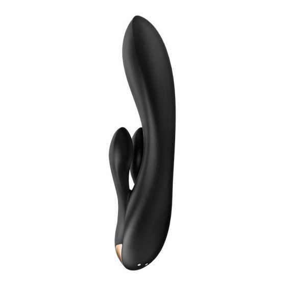 Double Flex Vibrador Punto G 3 Motores Satisfyer APP Connect Negro