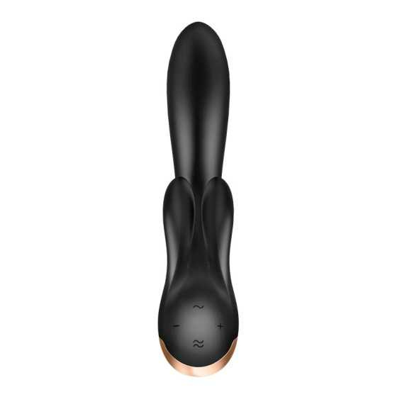 Double Flex Vibrador Punto G 3 Motores Satisfyer APP Connect Negro