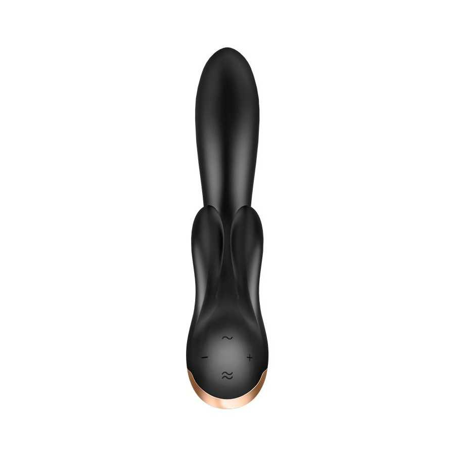 Double Flex Vibrador Punto G 3 Motores Satisfyer APP Connect Negro