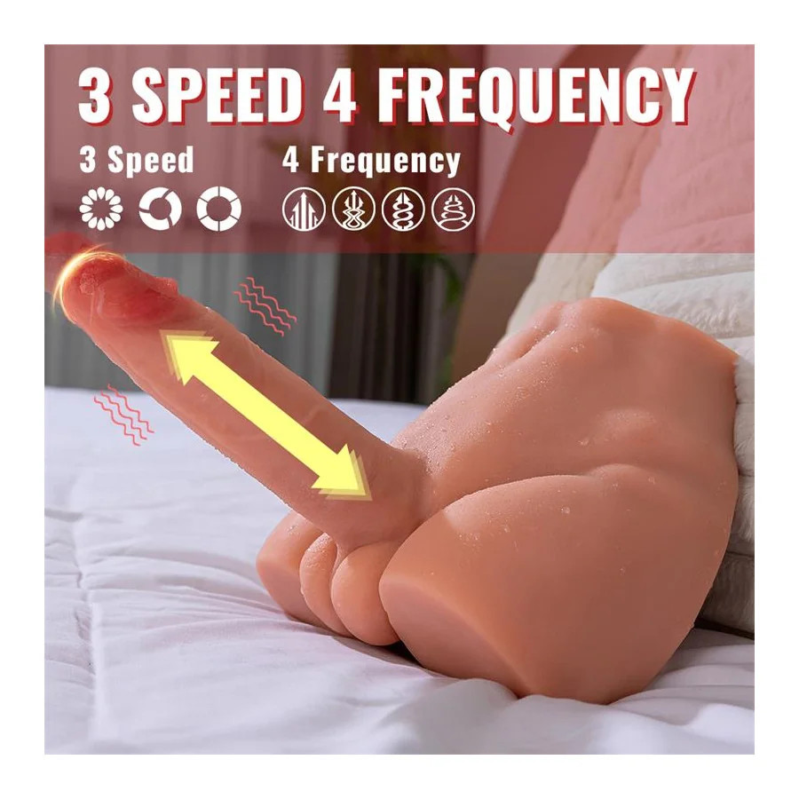 Peel Masturbador con Dildo y Ano Ass con Vibracion y Thrusting