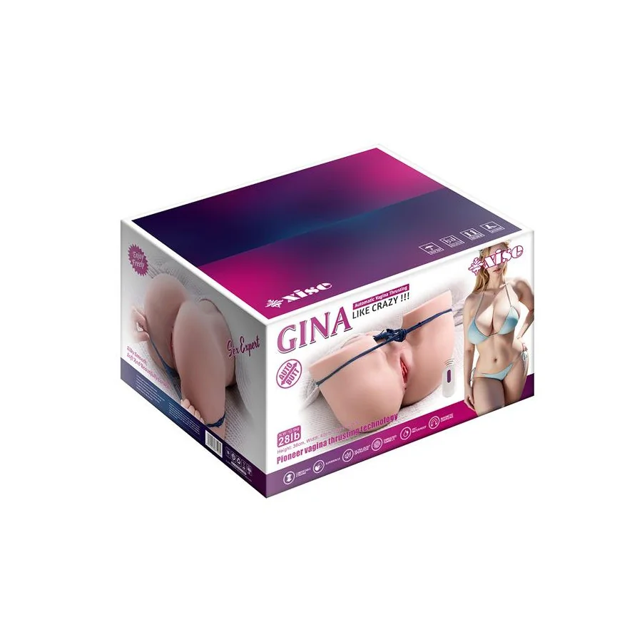 Gina Masturbador con Thrusting