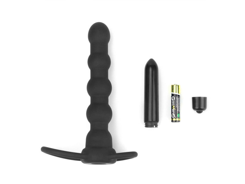 Plug Anal Double Prober con Vibracion Negro