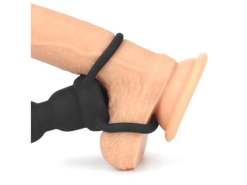 Plug Anal Double Prober con Vibracion Negro
