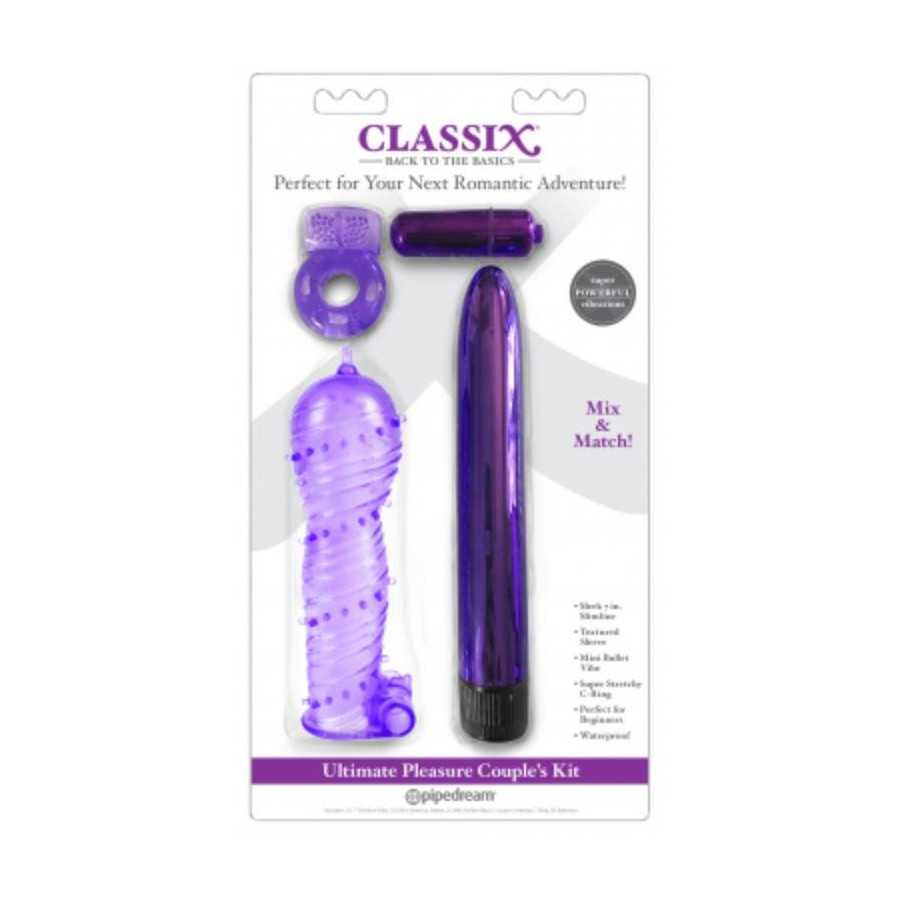 Kit para Parejas Ultimate Pleasure Purpura