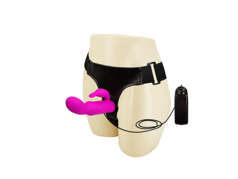 Baile Arnes con Dildo Purpura 15 cm