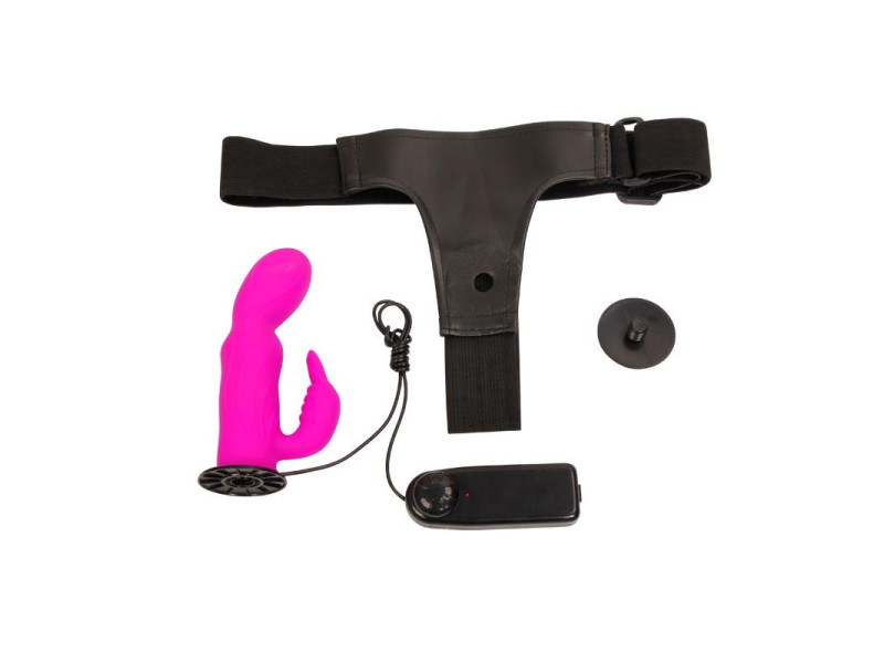 Baile Arnes con Dildo Purpura 15 cm