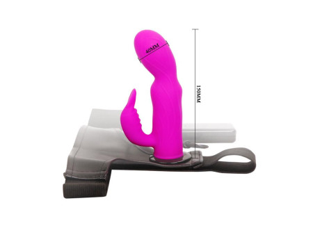 Baile Arnes con Dildo Purpura 15 cm Baile Arnes con Dildo Purpura 15 cm