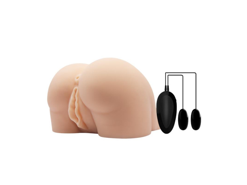 Masturbador Doble Vagina y Ano con Vibracion Masturbador Doble Vagina y Ano con Vibracion