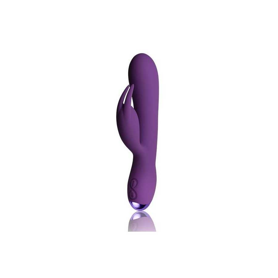 Flutter Rabbit Vibrador con Conejito 2 Motores Purpura