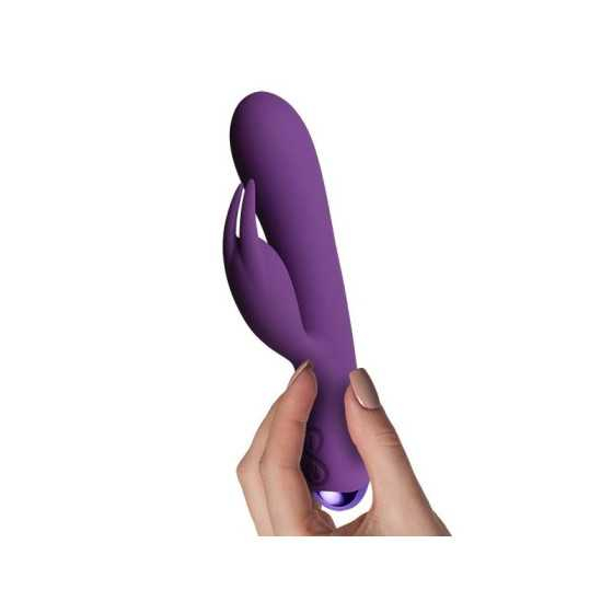 Flutter Rabbit Vibrador con Conejito 2 Motores Purpura