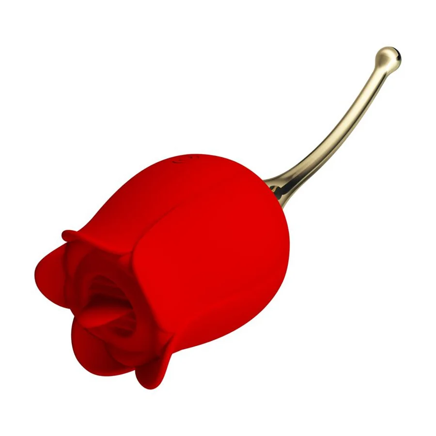 Rose Lover Estimulador con Vibracion y Licking