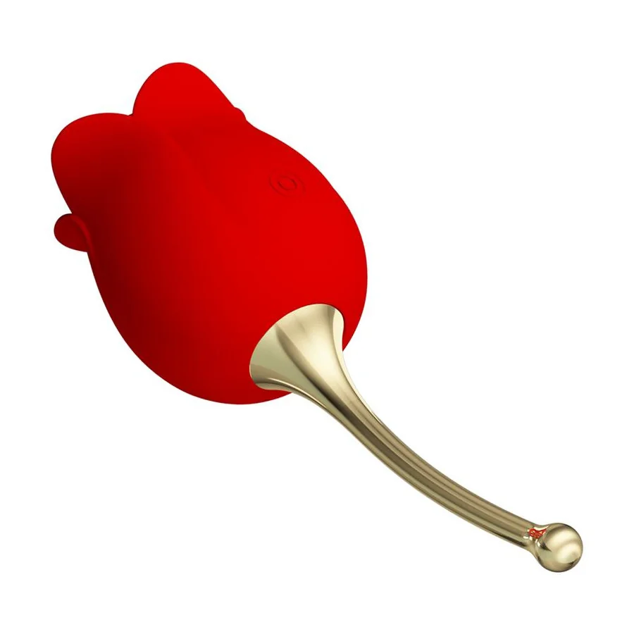 Rose Lover Estimulador con Vibracion y Licking