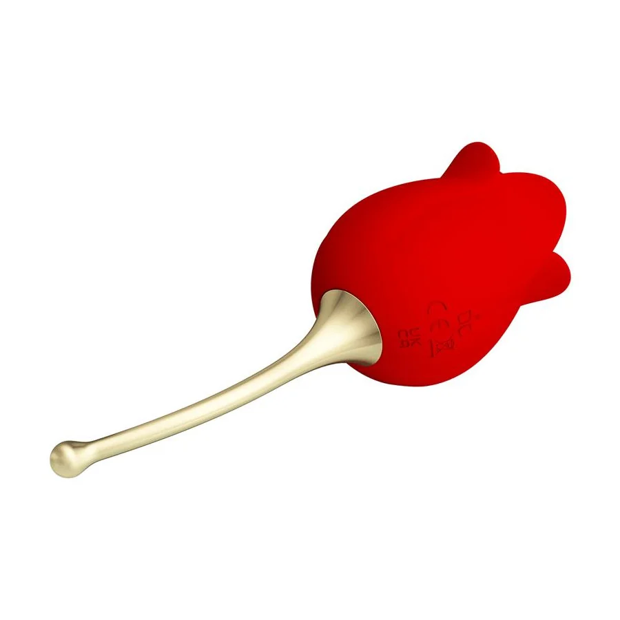 Rose Lover Estimulador con Vibracion y Licking