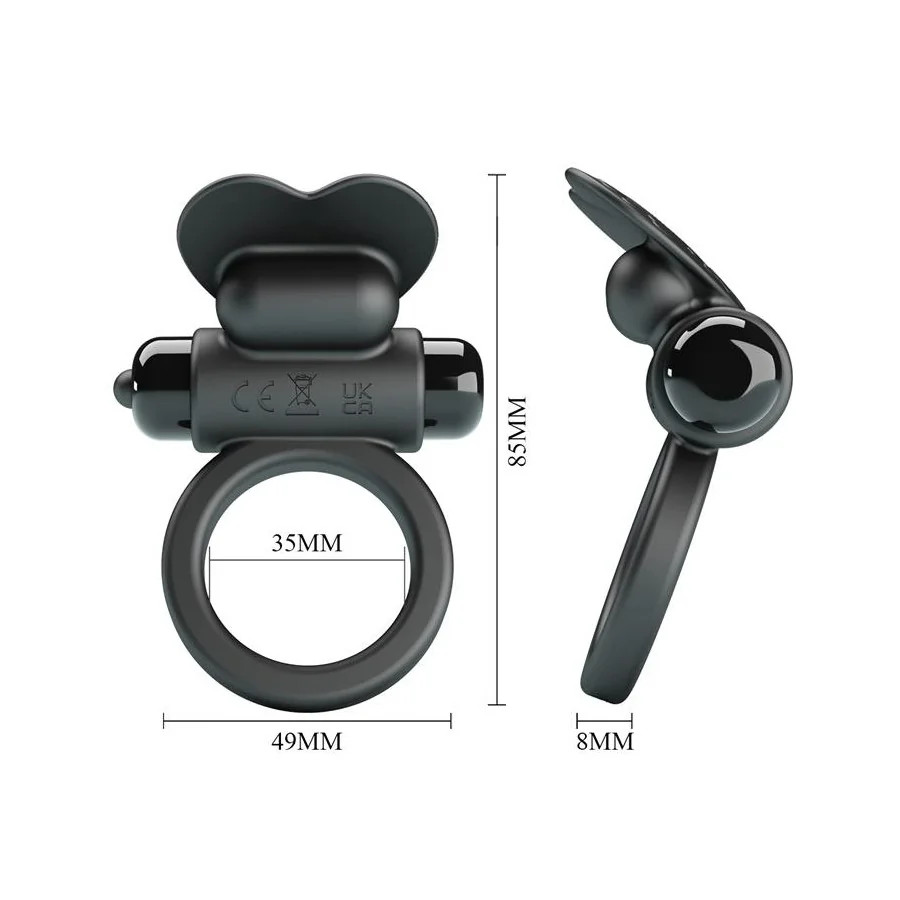 Debonaire Anillo para el Pene con Vibracion