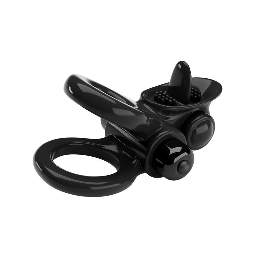 Passionate Anillo Doble para el Pene con Vibracion