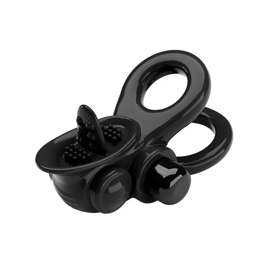 Passionate Anillo Doble para el Pene con Vibracion