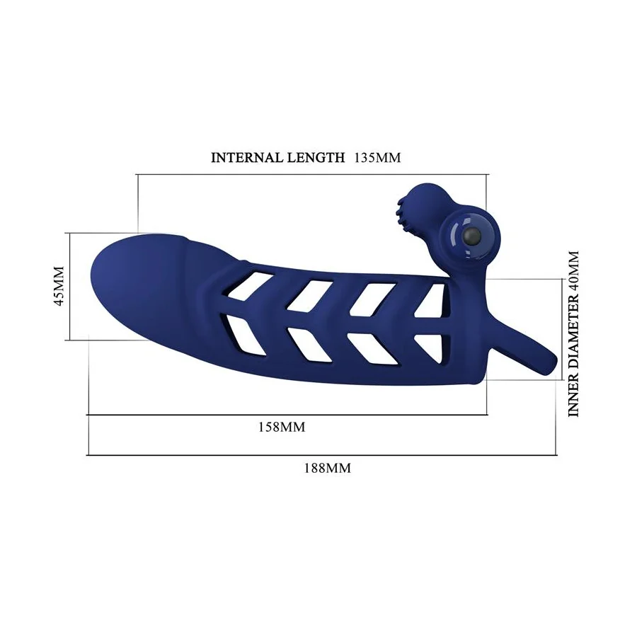 Funda para el Pene con Vibracion