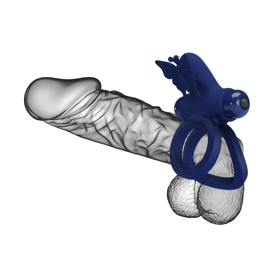 Anillo Doble para el Pene con Vibracion