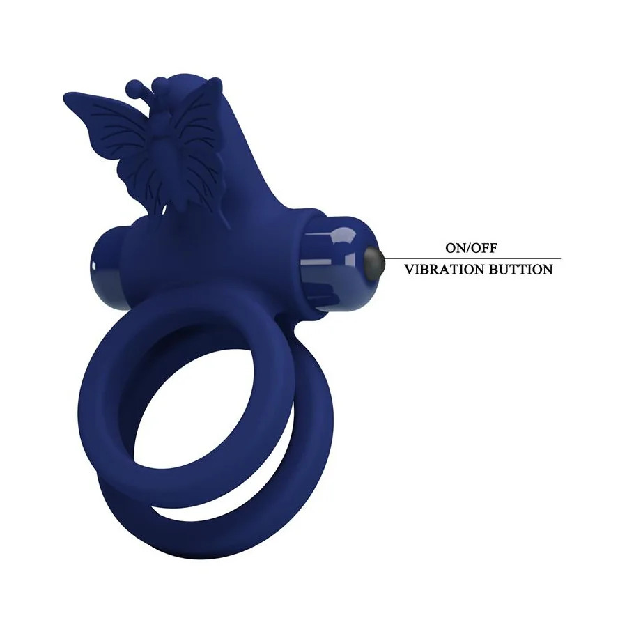Anillo Doble para el Pene con Vibracion